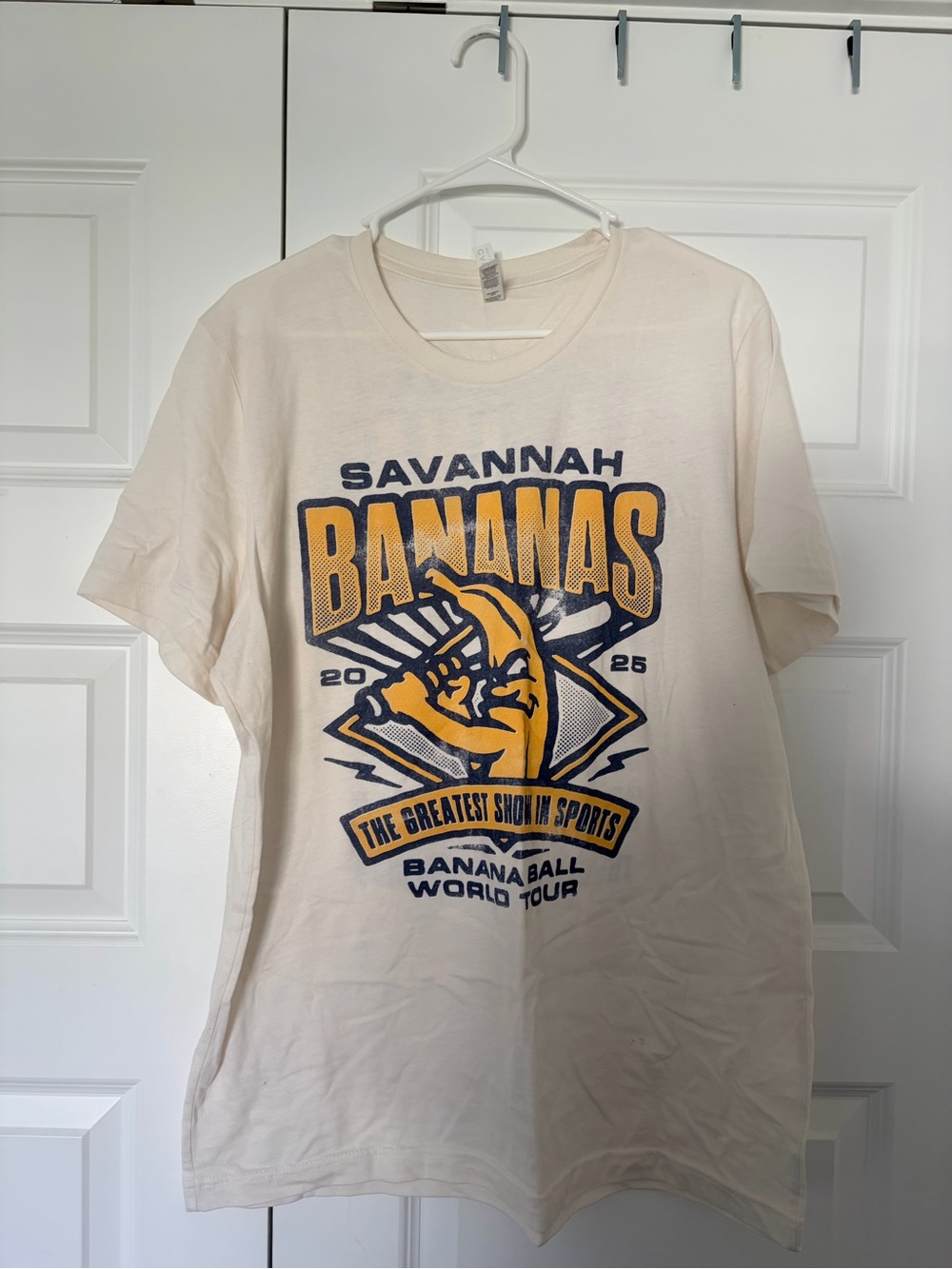 Savannah Bananas Graphic Tee in Cream and Yellow